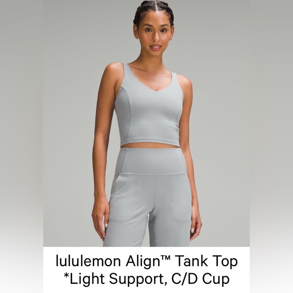 lululemon athletica Tops - Lululemon grey align tank